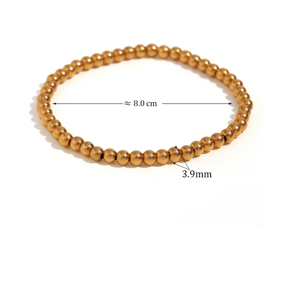 Pulseira Elástica Banhada a Ouro e Prata