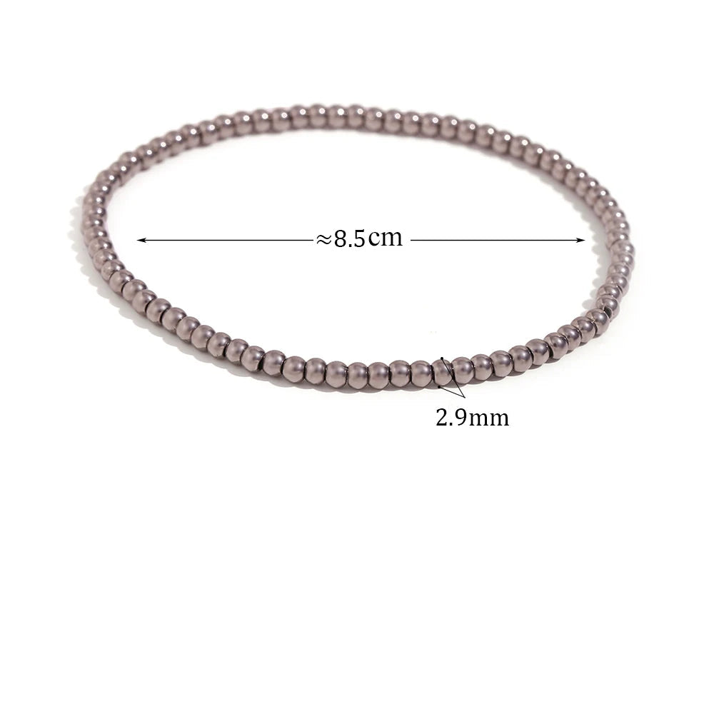 Pulseira Elástica Banhada a Ouro e Prata