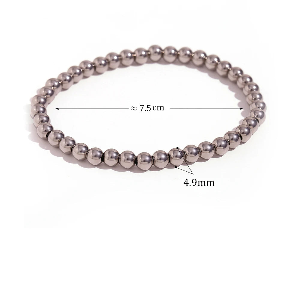 Pulseira Elástica Banhada a Ouro e Prata