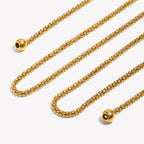 Ebbelle novo criativo múltiplas camadas quadrado colar de pérolas 18k banhado a ouro aço inoxidável feminino festa declaração jewerly
