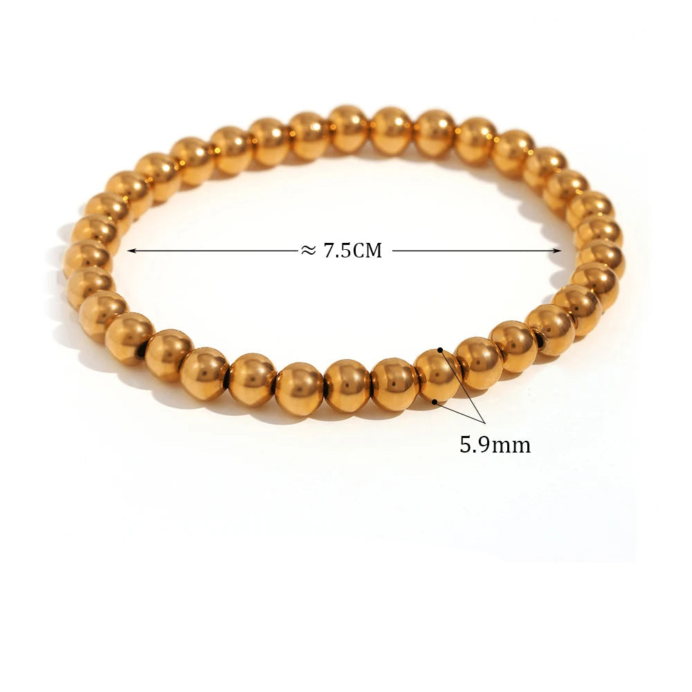 Pulseira Elástica Banhada a Ouro e Prata