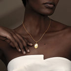 Ebbelle novo design de aço inoxidável constelação pingente colar banhado a ouro festa moda feminina pescoço jóias