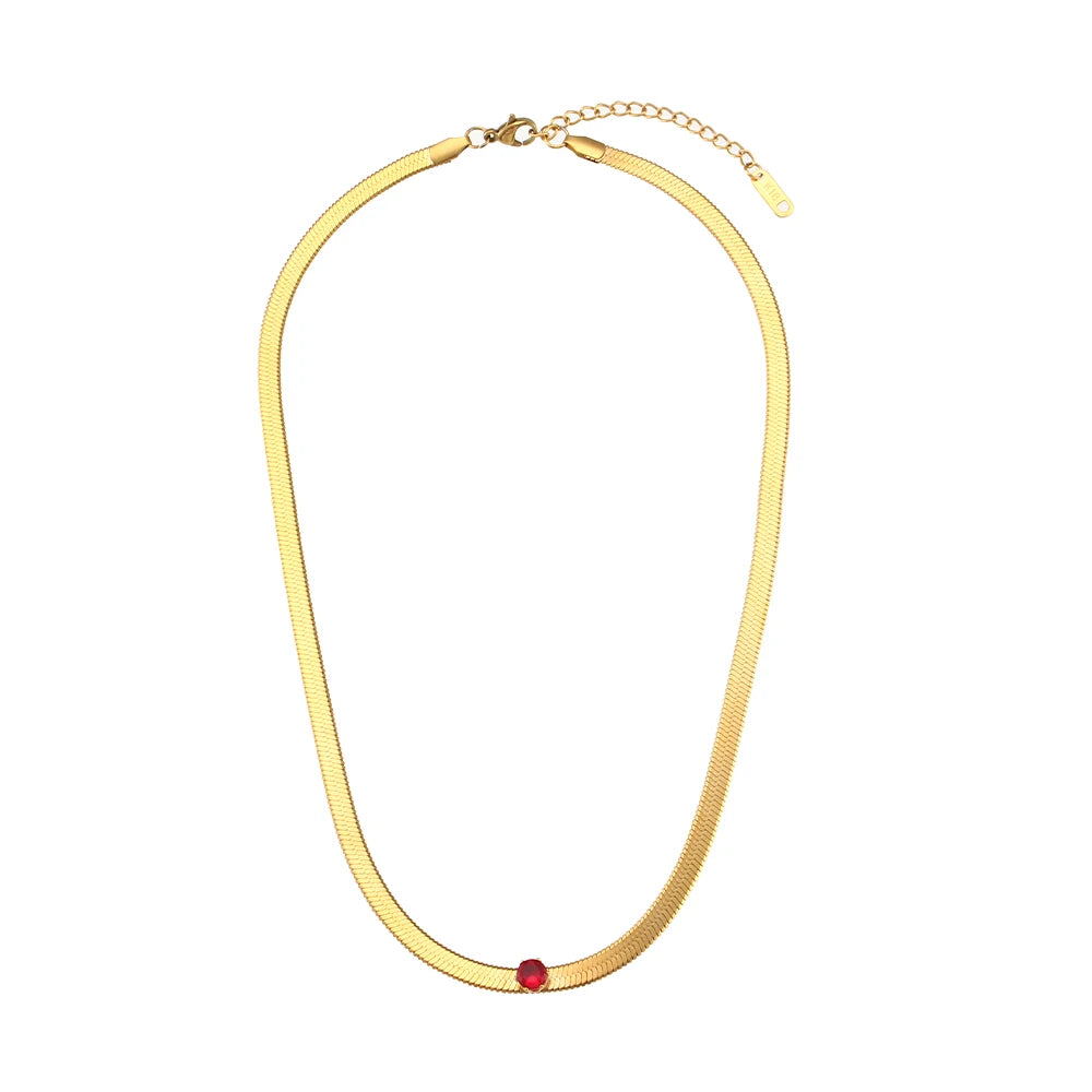 Gargantilha Elegance Rosa Zircão